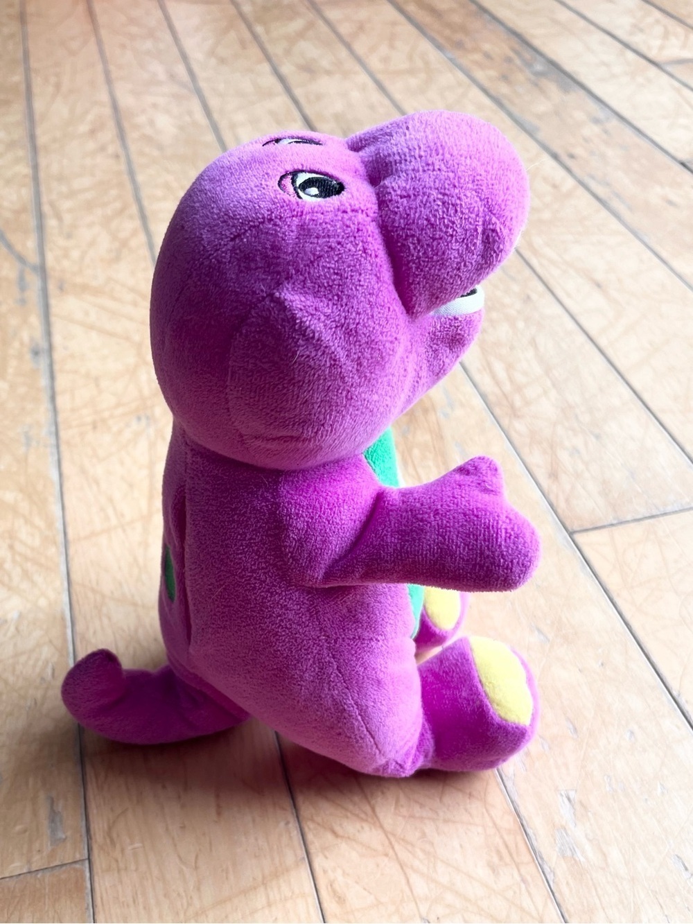 Barney Vintage Singing Plush Toy "I Love You" Stuffed Dinosaur Collectible - Picture 7 of 9